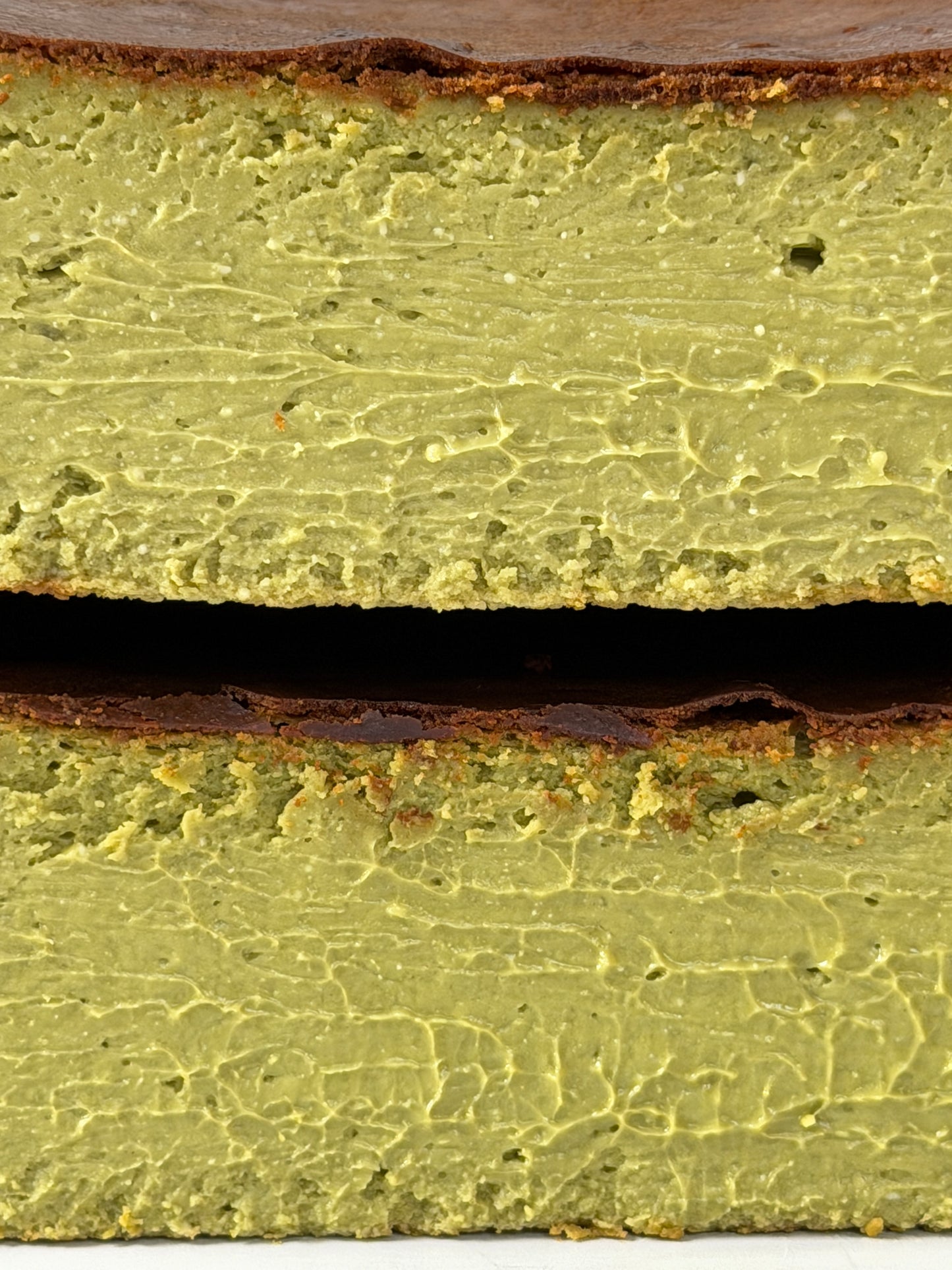 Cake Creamery Matcha Basque Cheesecake